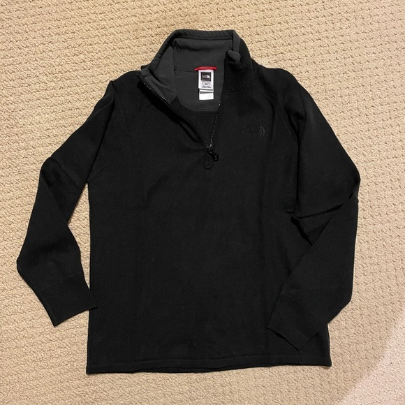 North Face Wool Blend Zipup Turtleneck - Picture 1 of 6